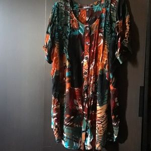 Size 18w Tropical Tunic
